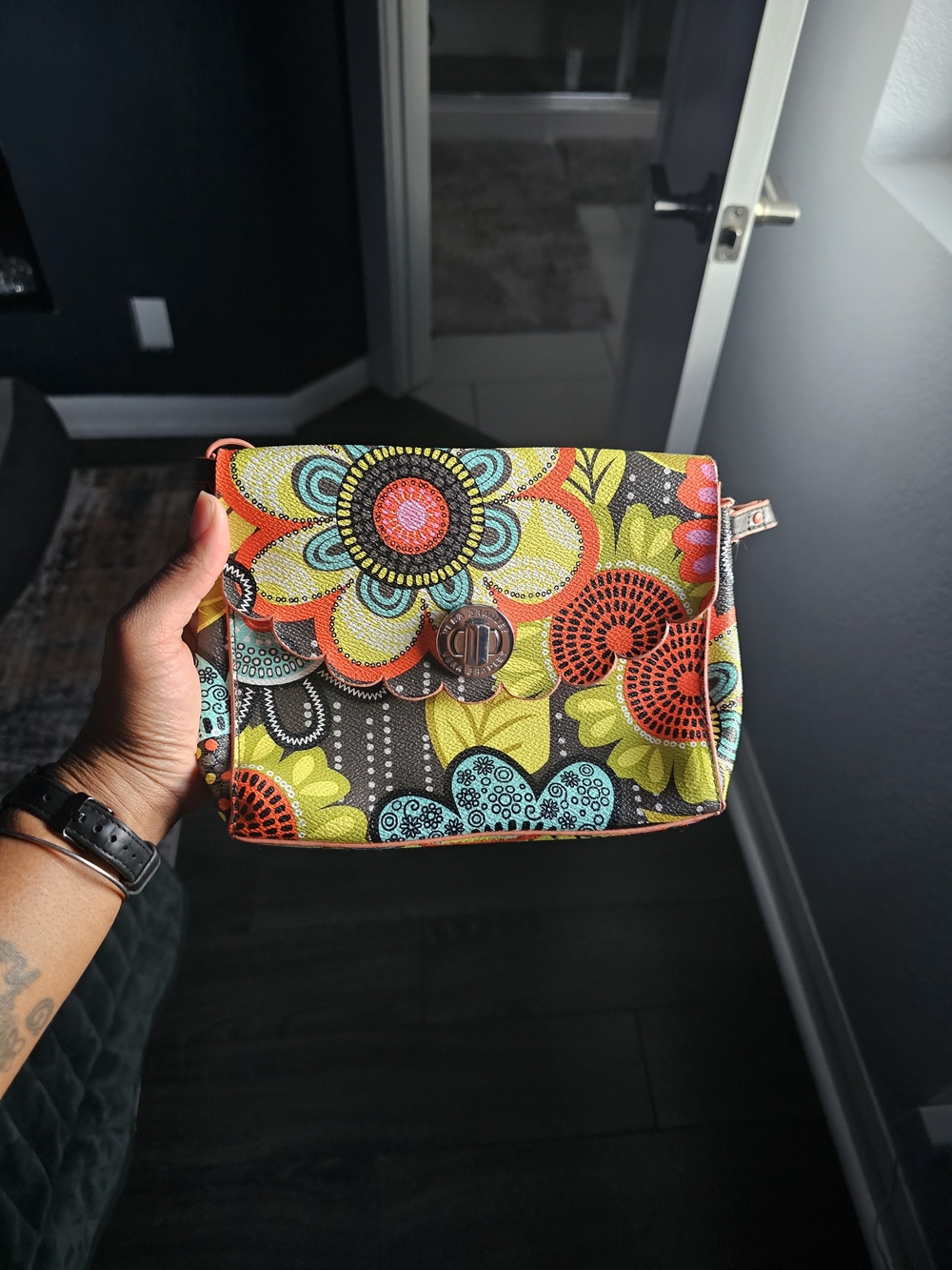 Vera Bradley Flower Shower Hispter Crossbody